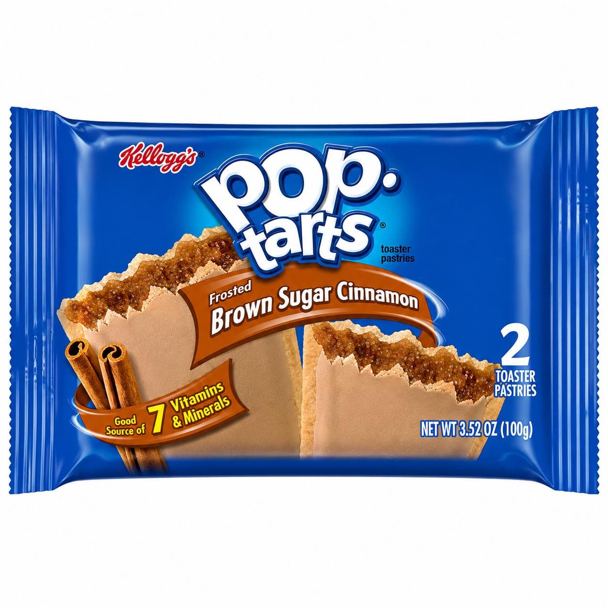 Pop Tarts Rare Flavour Selection | MIX & MATCH FLAVOURS | Single 96g Packs | (American) Toaster Pastries Breakfast Treats - Frosted Brown Sugar Cinnamon 2 Pastries 96g
