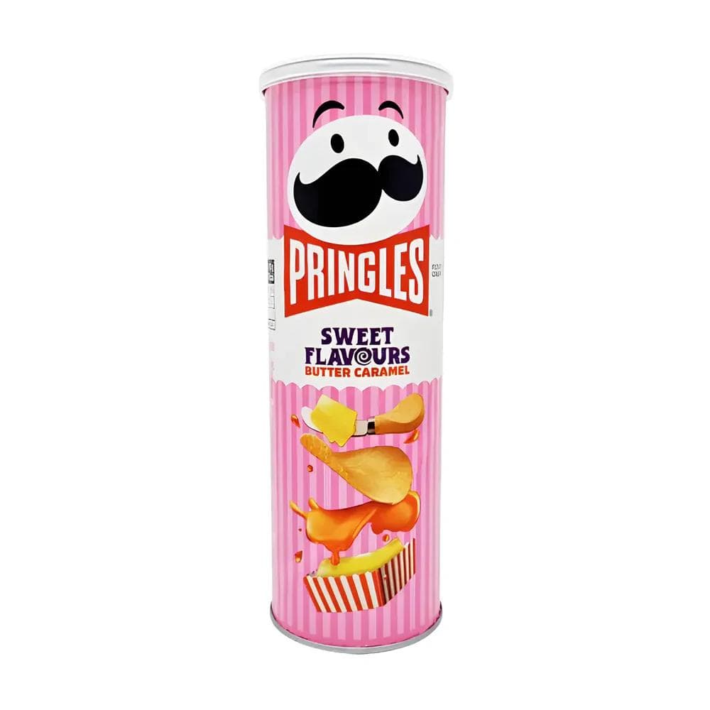 Pringles Range America, Canada & Korea Super Exclusive Crisps - Select Flavour - Butter Caramel 110g