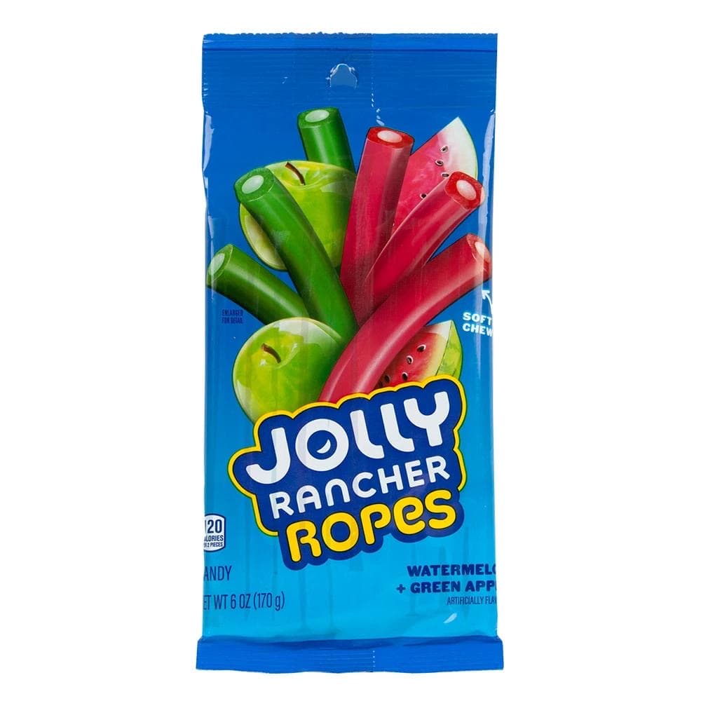Jolly Rancher Ropes Selection (America) - Watermelon + Green Apple 170g