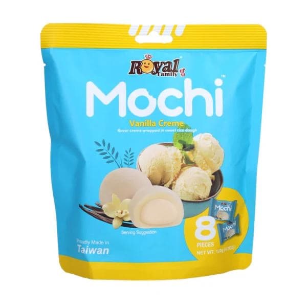 Royal Family Mochi 120g Selection (Taiwan) | Select Flavour | Snack Dessert - Vanilla Creme