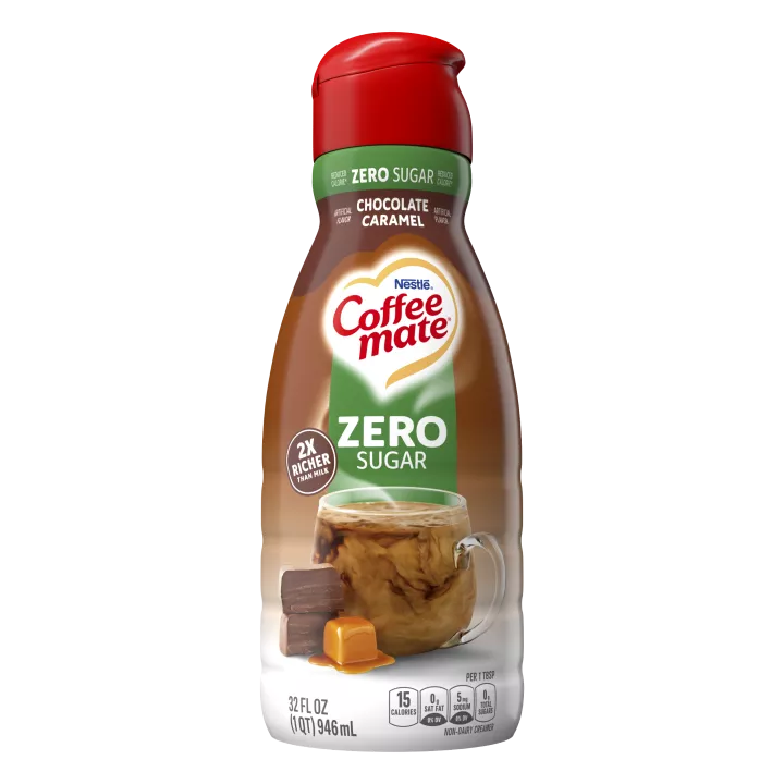 Nestle Coffee Mate Chocolate Caramel Zero Sugar 946ml Liquid Creamer (America)