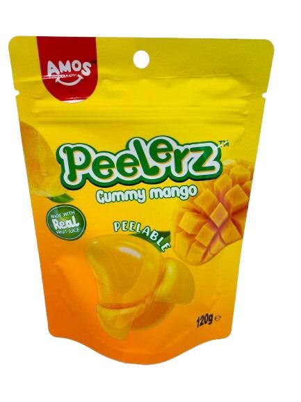 Amos 4D Peelers Gummy Banana 120g (America)