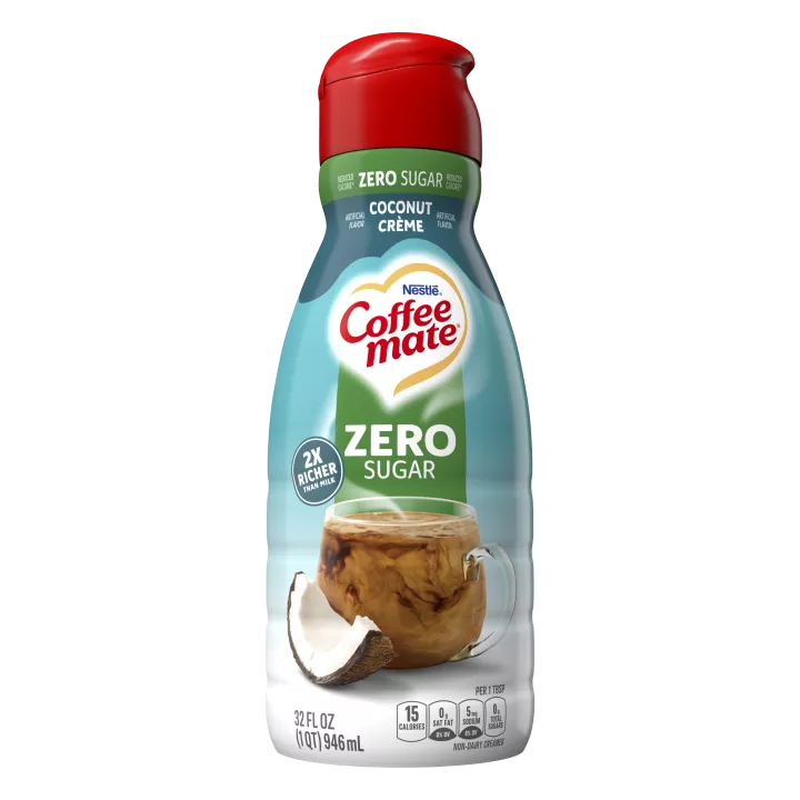 Nestle Coffee Mate Coconut Crème Zero Sugar 946ml Liquid Creamer (America)