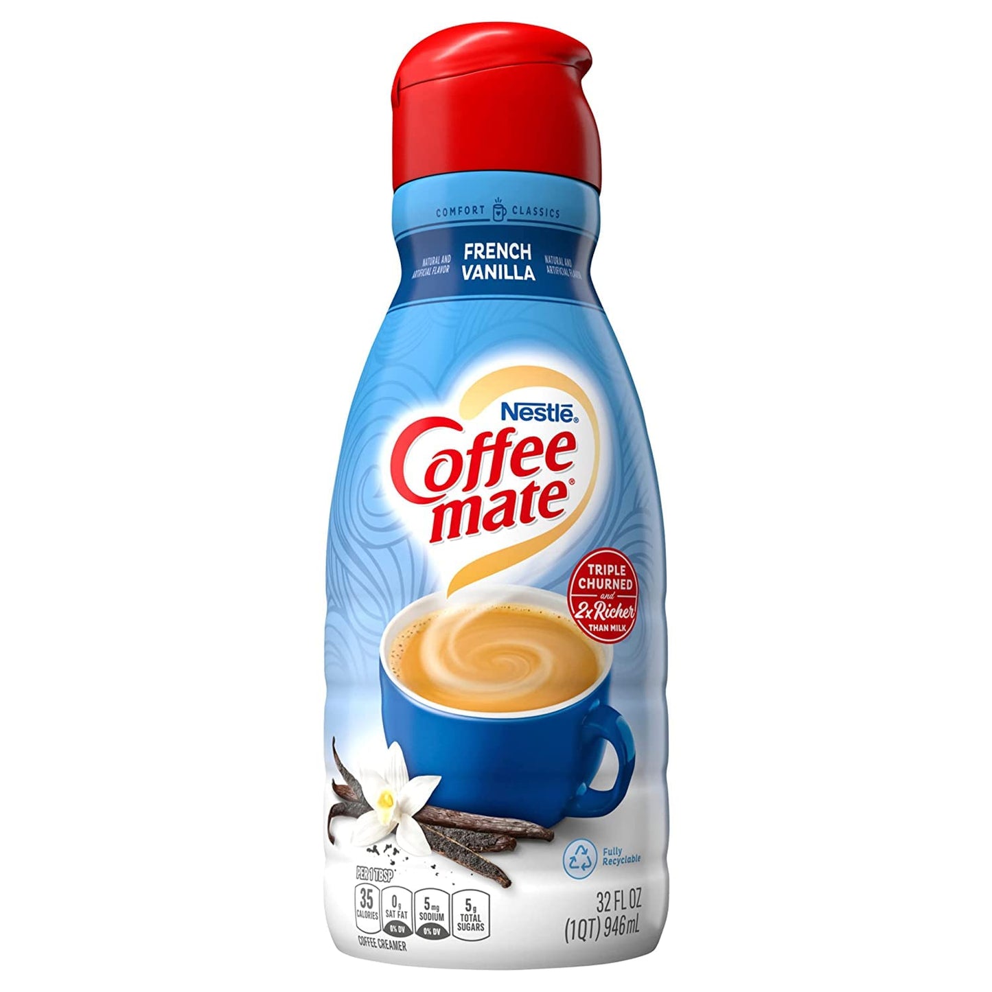 Nestle Coffee Mate French Vanilla 946ml Liquid Creamer (America)