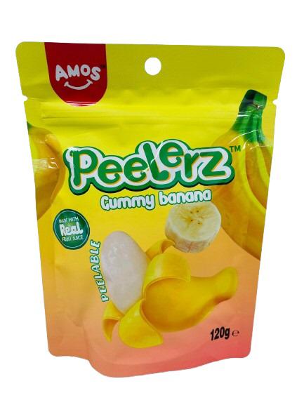 Amos 4D Peelers Gummy Banana 120g (America)