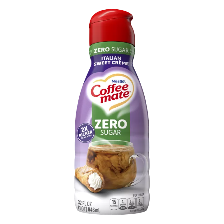 Nestle Coffee Mate Italian Sweet Crème Zero Sugar 946ml Liquid Creamer (America)