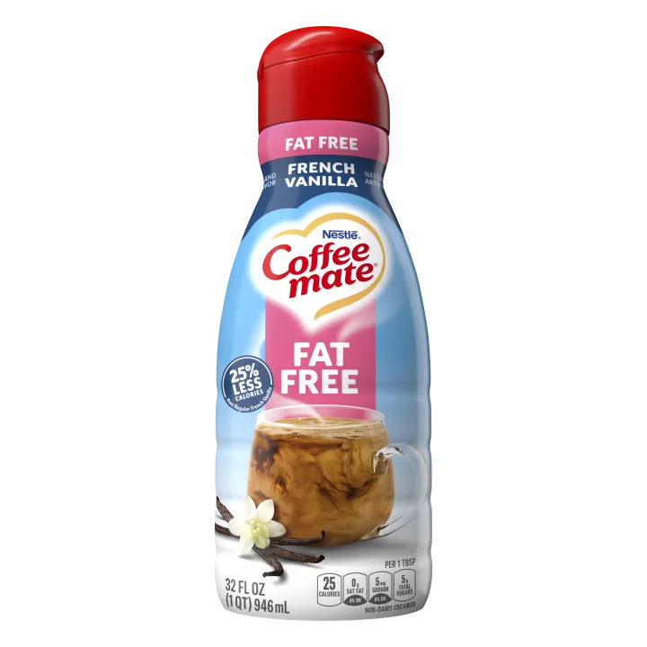 Nestle Coffee Mate French Vanilla Fat Free 946ml Liquid Creamer (America)