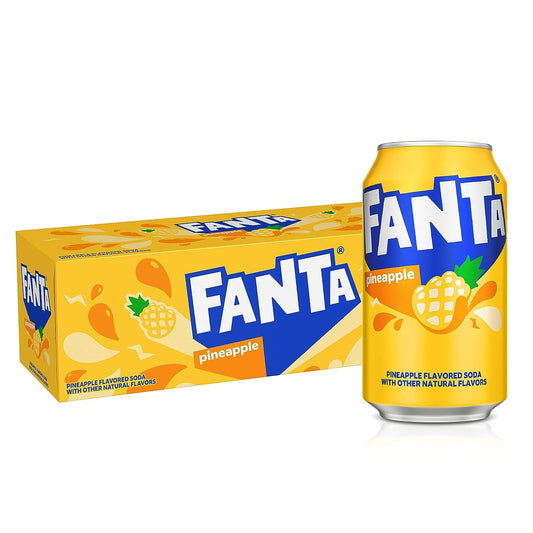 Fanta Pineapple 12 x 355ml [BBE 12/2024)