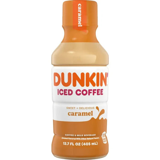 BBF 10/2024 Dunkin’ Iced Coffee Caramel 405ml (America)